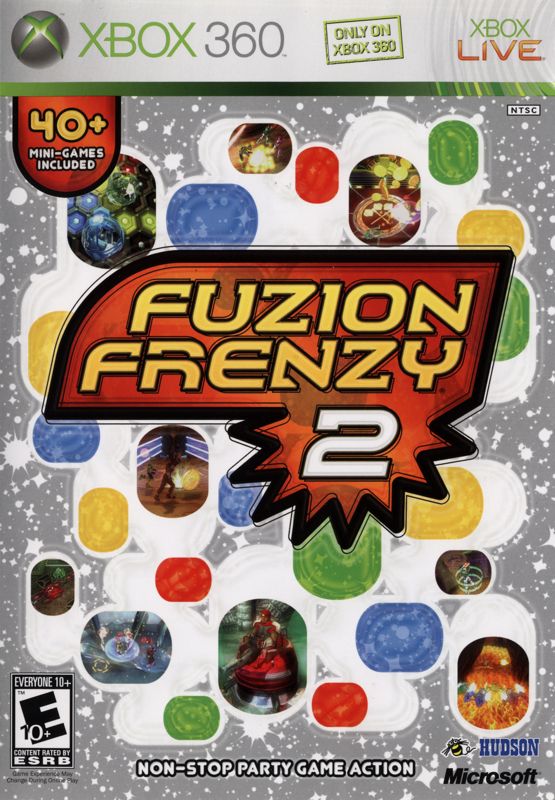 Fuzion Frenzy 2 box art for Xbox 360
